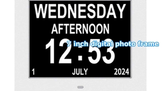 7 inch digital photo frame vedio