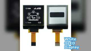 White OLED Display 96x96 SPI Industrial Use